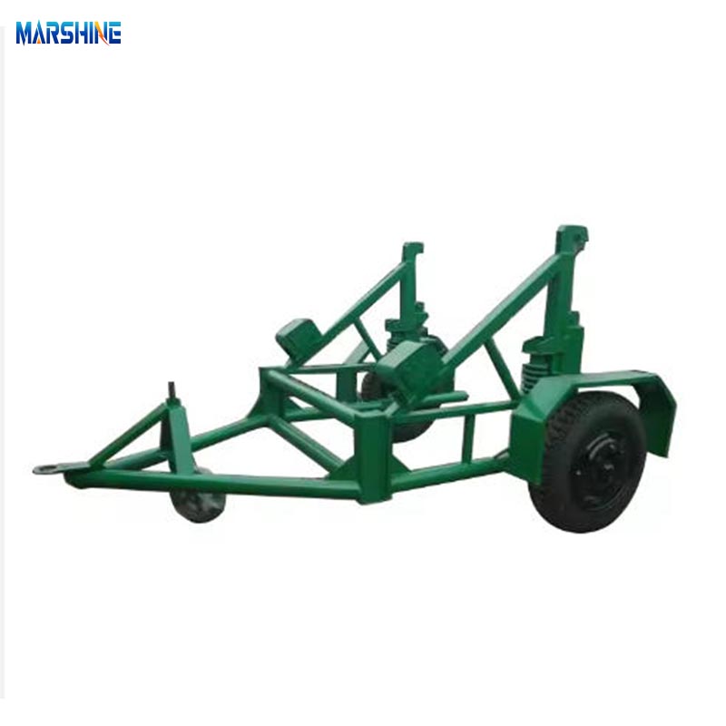 Những bước nào liên quan đến việc tải tang trống cáp lên xe moóc