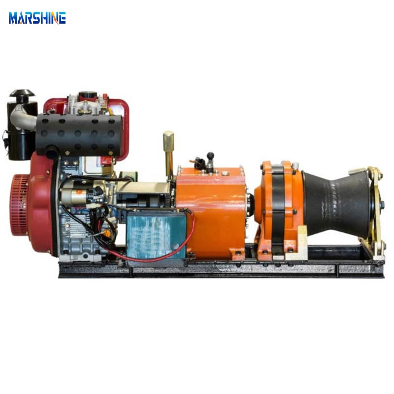 Tời kéo trục diesel 50kN nào phù hợp với công việc ở công trường 5 tấn?