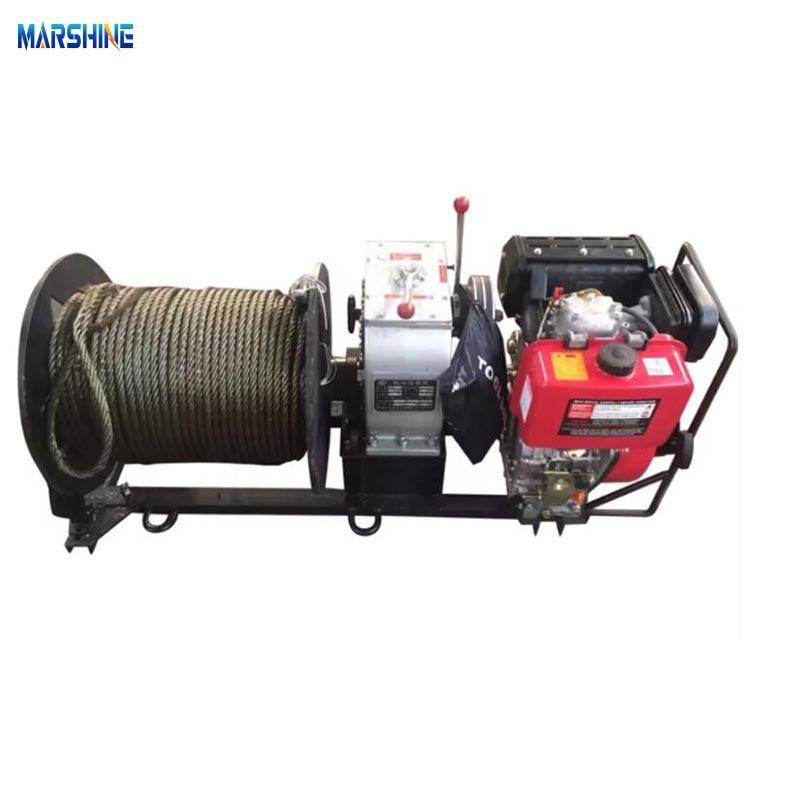 Tời dây diesel chạy bằng động cơ 3T