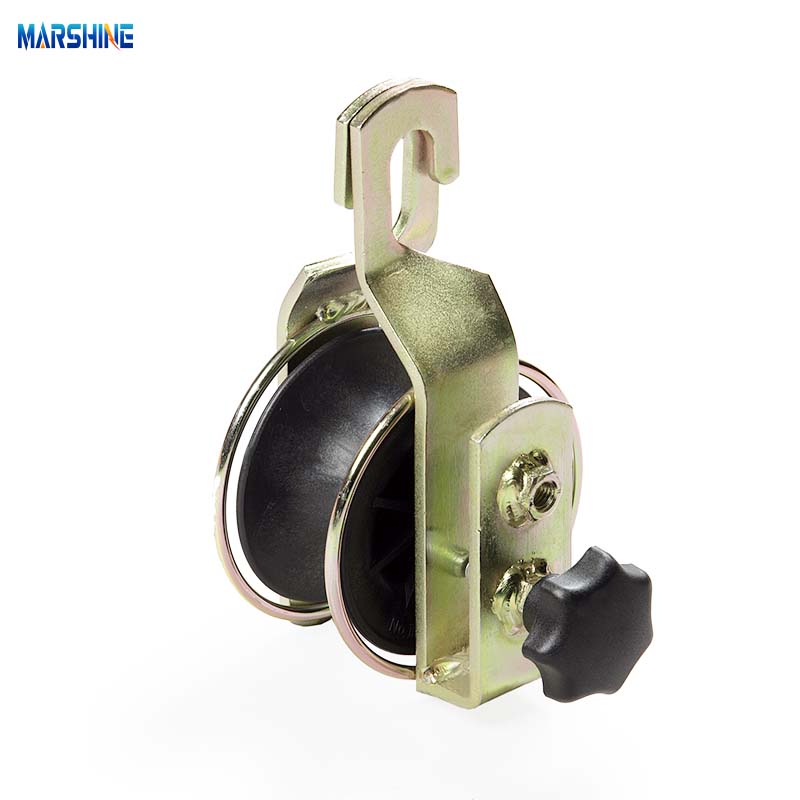 Rãnh cáp 54mm Bánh xe xâu dây ST159 Thanh chắn thang cáp