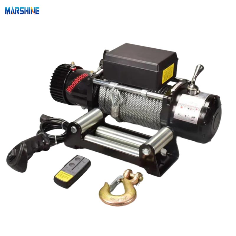 9500lbs Tời kéo cáp 12 V/24V chạy bằng điện