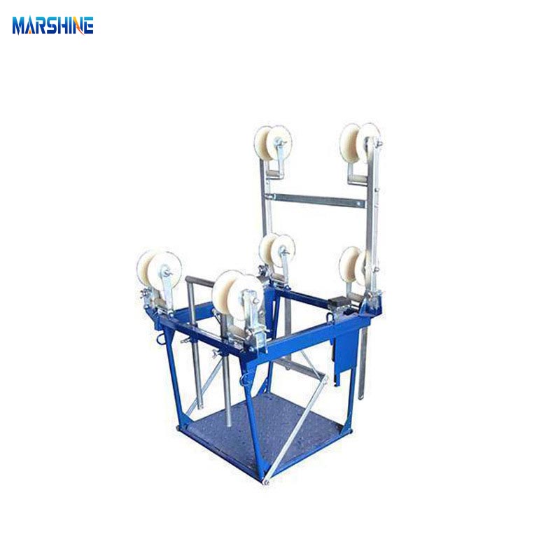 Xây dựng cáp trên không bốn công cụ xe đẩy gói