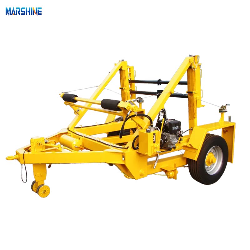 Rơ moóc tang trống cáp thủy lực MAR-CD-250 bằng thép hợp kim 10T